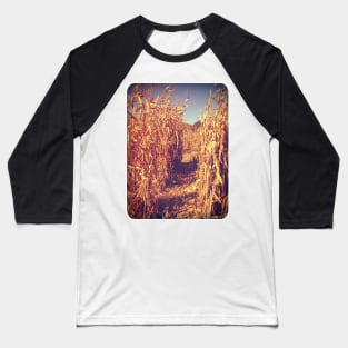 Lost In the Corn Maze Baseball T-Shirt